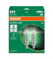 КРУШКА OSRAM ULTRA LIFE H1 12V 55W КОМПЛЕКТ 2 БР  64150ULT2HB