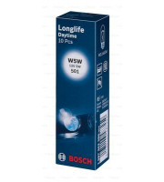 КРУШКА BOSCH LONGLIFE DAYTIME W5W 12V 5W W2, 1X9, 5D  1987302286