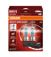 BEC OSRAM NIGHT BREAKER LASER NEXT GENERATION H11 12V 55W PGJ19-2 КОМПЛЕКТ 2 БР.  64211NL2HB