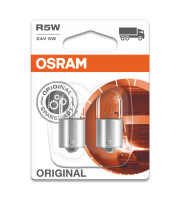 ОРИГИНАЛНА КРУШКА OSRAM R5W 24V 5W BA15S ● КОМПЛЕКТ 2 БР.  562702B