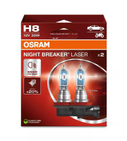 BEC OSRAM NIGHT BREAKER LASER NEXT GENERATION H8 12V 35W PGJ19-1 КОМПЛЕКТ 2 БР.  64212NL2HB
