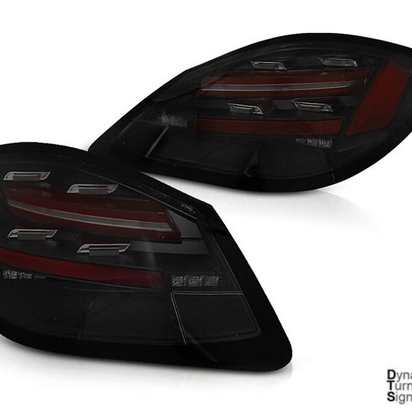Комплект LED стопове за Porsche Boxer 978, Cayman 987C 2009-2012, черно основа, ляв и десен