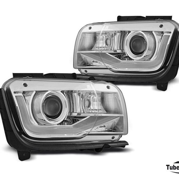 Комплект тунинг фарове за Chevrolet Camaro 2009-2013 с черна основа, ляв и десен