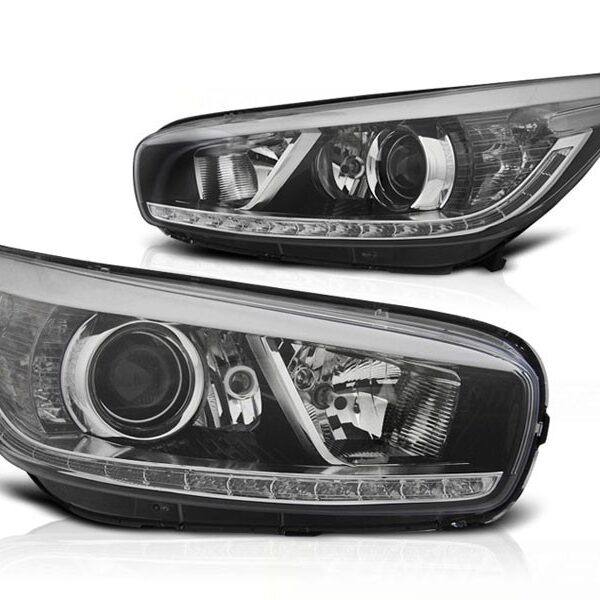 Комплект тунинг фарове за Kia Ceed 2012-2018 с черна основа, ляв и десен