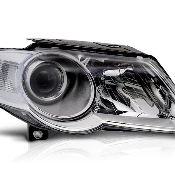 Десен тунинг фар за Volkswagen Passat B6 2005-2010 с хром основа