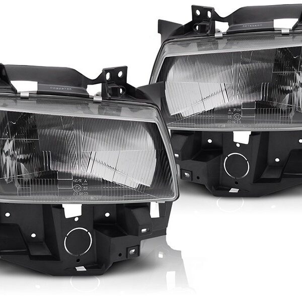 Комплект тунинг фарове за Volkswagen T4 1996-2003 с черна основа, ляв и десен
