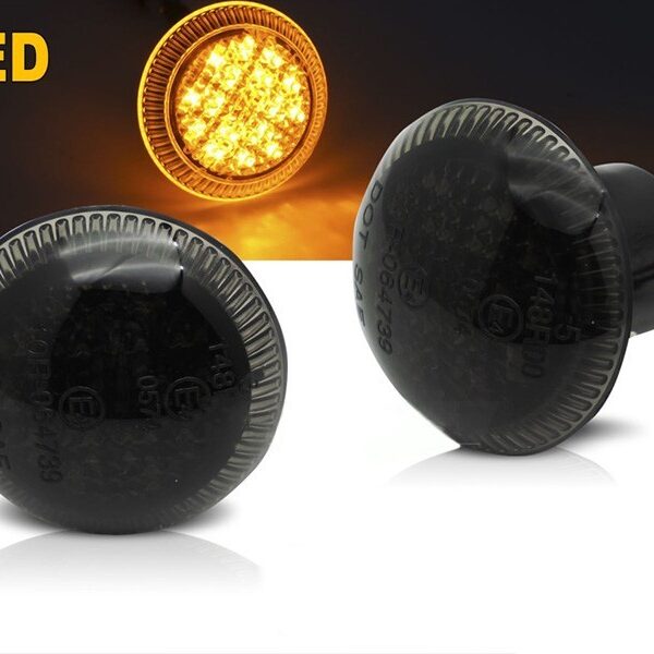 Комплект тунинг LED мигачи за Ford Tourneo Connect 2012-2022 с черна основа ляв + десен