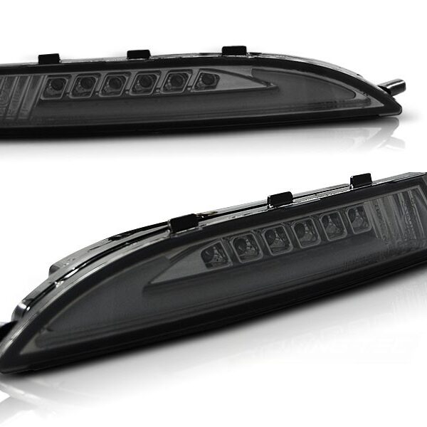 Комплект тунинг LED мигачи в бронята за VW Scirocco 2008-2014 опушени ляв + десен