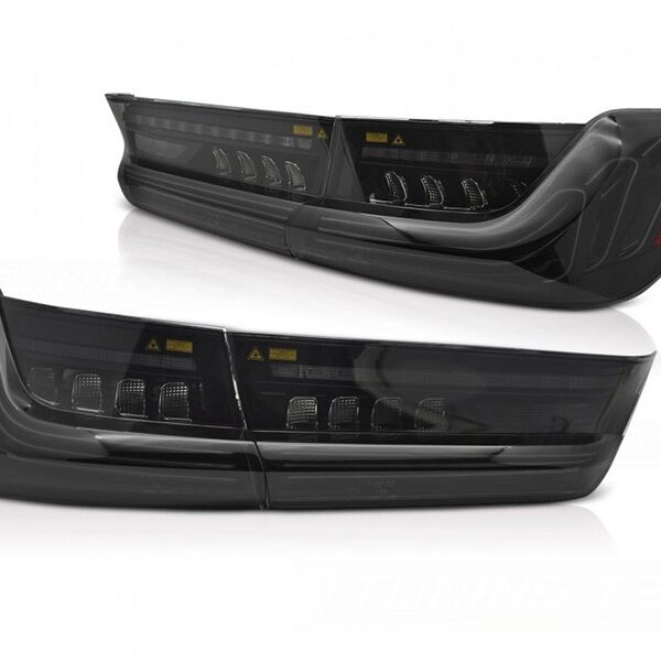 Комплект LED стопове за BMW серия 3 G20 седан 2019-2022, с опушена основа, ляв и десен