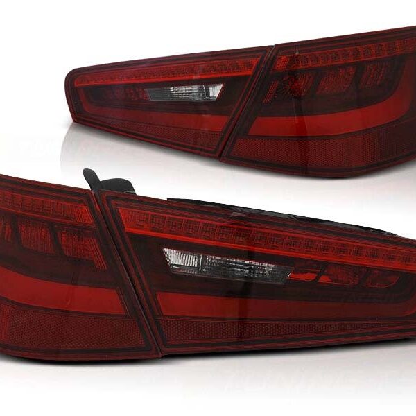 Комплект тунинг LED стопове за Audi A3 8V 2012-2016 3 врати опушени , ляв и десен