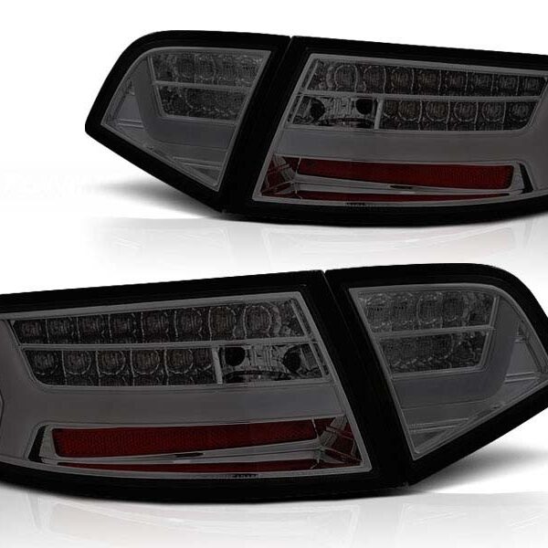 Комплект тунинг LED стопове за Audi A6 C6 седан 2008-2011 опушени , ляв и десен