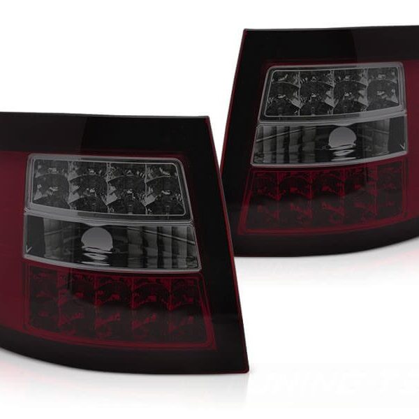 Комплект тунинг LED стопове за Audi A6 C5 комби 1997-2004 червено/опушени, ляв и десен