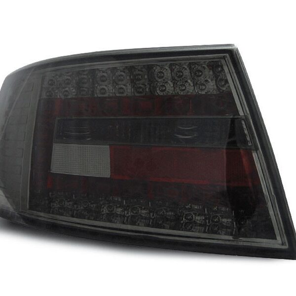 Комплект тунинг LED стопове за Audi A6 C6 седан 04.2004-2008 опушени за букса с 6 пина  , ляв и десен