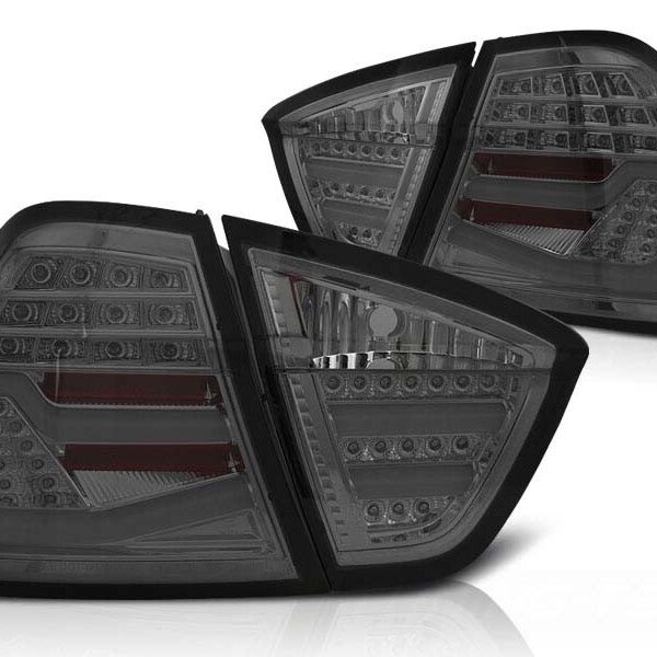 Комплект тунинг LED стопове за BMW серия 3 E90 03.2005-08.2008 опушени , ляв и десен