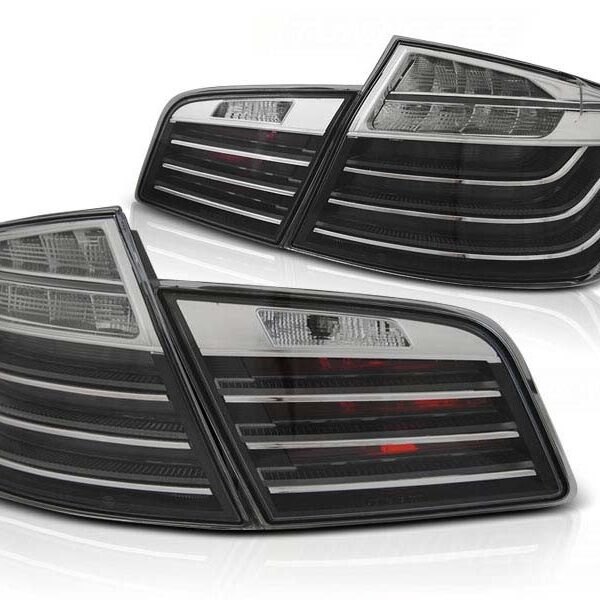 Комплект тунинг LED стопове за BMW серия 5 F10 2010-07.2013 с бяла основа , ляв и десен