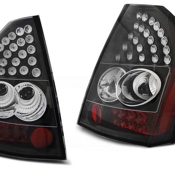 Комплект тунинг LED стопове за Chrysler 300C/300 2009-2010 с черна основа , ляв и десен
