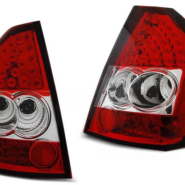 Комплект тунинг LED стопове за Chrysler 300C/300 2009-2010 червено/бели , ляв и десен