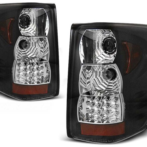 Комплект тунинг LED стопове за Jeep Grand Cherokee 1999-05.2005 с черна основа , ляв и десен