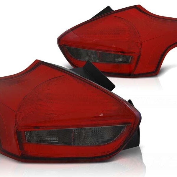 Комплект тунинг LED стопове за Ford Focus III хечбек след 2015 година червено/опушени , ляв и десен