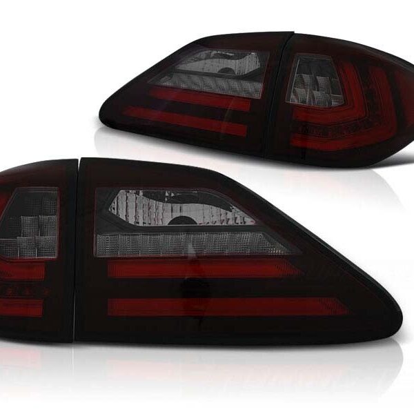 Комплект тунинг LED стопове за Lexus RX III 350 2009-2012 червено/опушени , ляв и десен