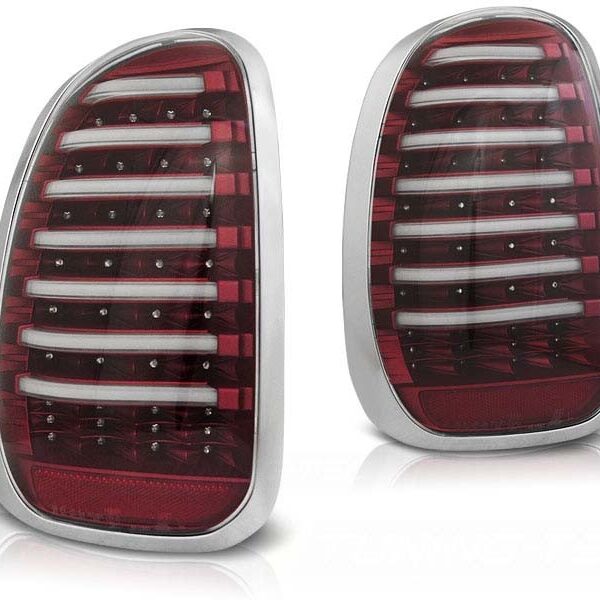 Комплект тунинг LED стопове за Mini R60 Countryman 2010-2014 червено/бели , ляв и десен