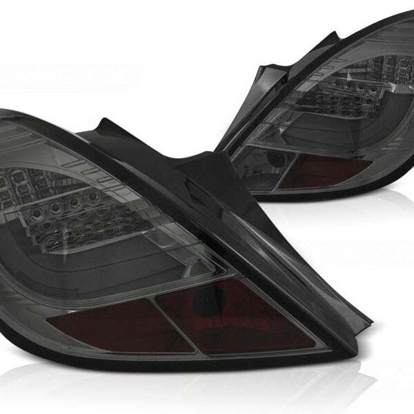 Комплект тунинг LED стопове за Opel Corsa D 04.2006-2014 3 врати опушени , ляв и десен