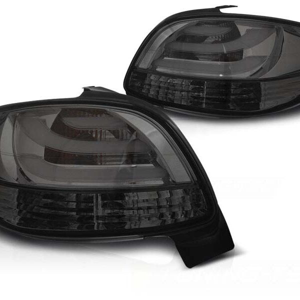 Комплект тунинг LED стопове за Peugeot 206 след 10.1998 година опушени , ляв и десен