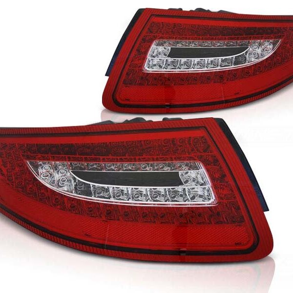 Комплект тунинг LED стопове за Porsche 911 997 2004-2009 червено/бели , ляв и десен