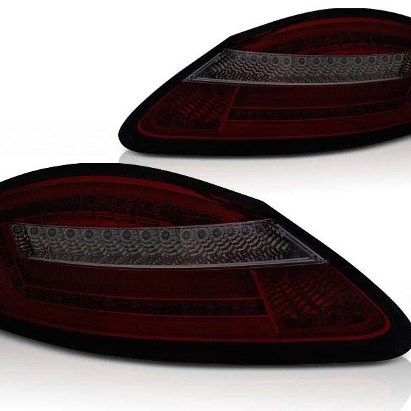 Комплект тунинг LED стопове за Porsche Boxster 987/Cayman 2005-2008 червено/опушени , ляв и десен