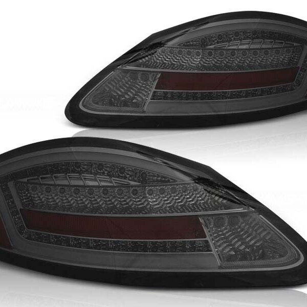 Комплект тунинг LED стопове за Porsche Boxster 987/Cayman 2005-2008 опушени , ляв и десен