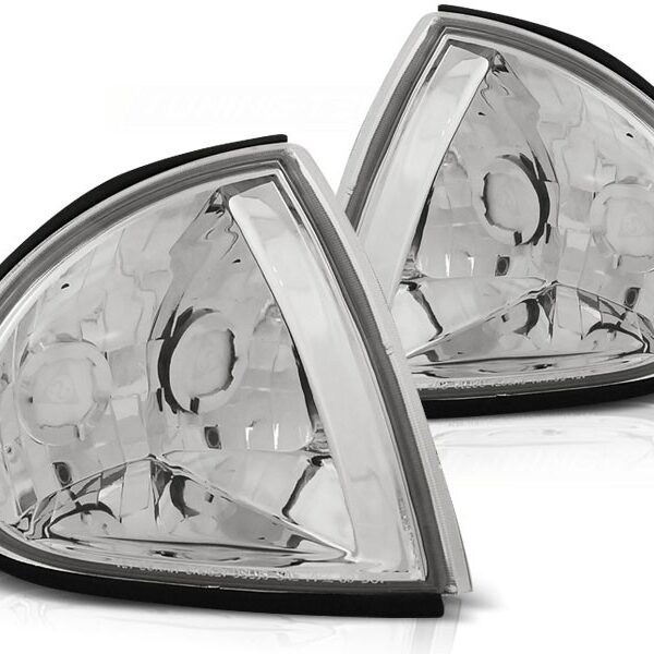 Комплект тунинг мигачи към фара за Honda CRX Del Sol 1992-1997 с хром основа ляв + десен