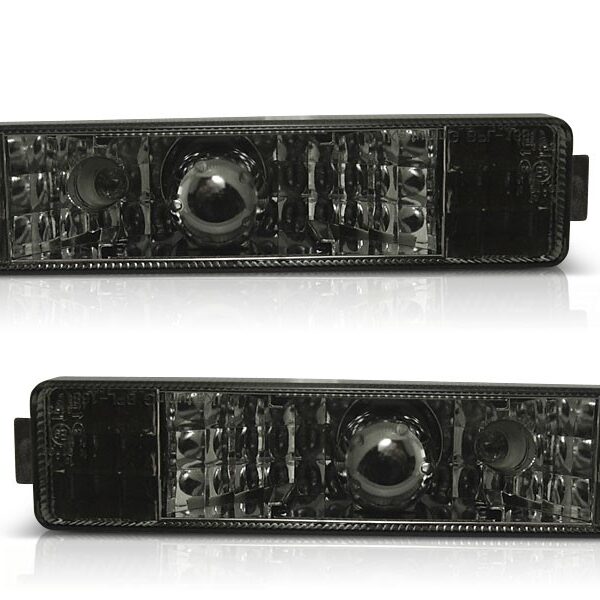 Комплект тунинг LED мигачи в бронята за VW Golf I 1974-1983/Golf II 1983-1991/Jetta 1984-1991 опушени ляв + десен