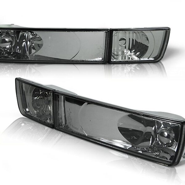 Комплект тунинг мигачи в бронята за VW Golf III 1991-1997/Vento 1992-1998 опушени ляв + десен