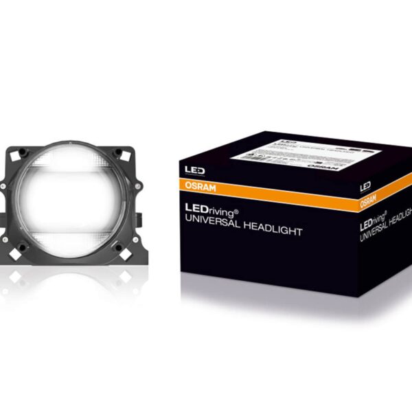 Универсални LED фарове Osram 12/24V 28W 4X1, 780/1180 lm, 6500K, 90 мм 2-функции, ляв волан - къси и дълги светлини