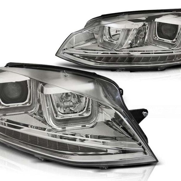 Комплект тунинг фарове за VW GOLF 7 след 11.2012 година , ляв и десен