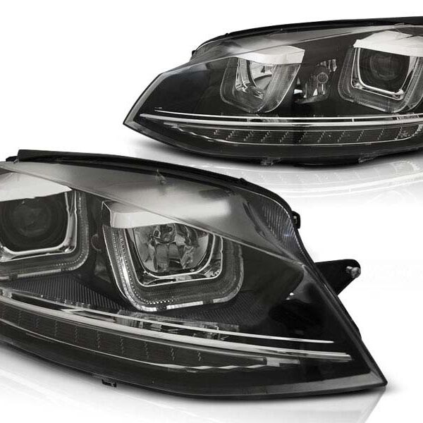 Комплект тунинг фарове за VW GOLF 7 след 11.2012 година , ляв и десен