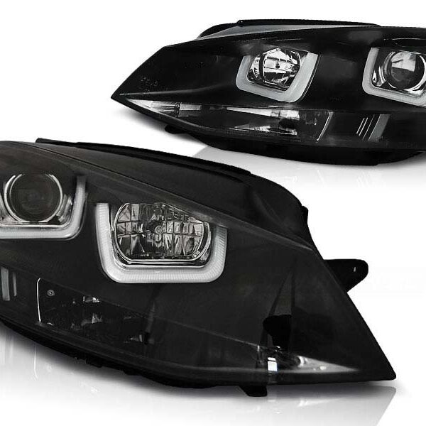 Комплект тунинг фарове за VW GOLF 7 след 11.2012 година , ляв и десен