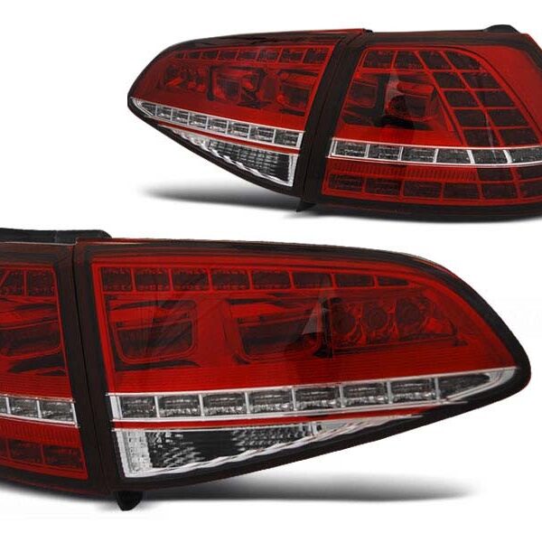 Комплект тунинг LED стопове за Volkswagen GOLF 7 2013- хечбек, версия без фабрични led стопове , ляв и десен