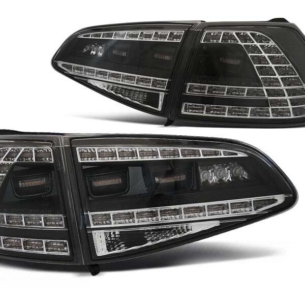 Комплект тунинг LED стопове за Volkswagen GOLF 7 2013- хечбек, версия без фабрични led стопове , ляв и десен